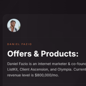 Daniel Fazio (Cold Email Wizard) – The AI Business Challenge