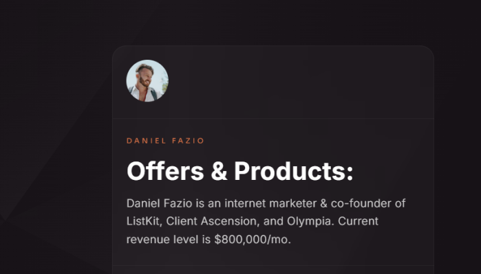 Daniel Fazio (Cold Email Wizard) – The AI Business Challenge